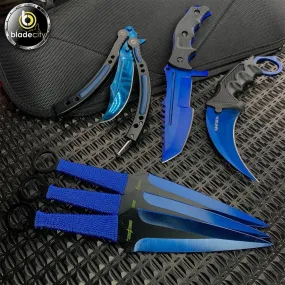 Blue Fury 6 Piece Knife Set