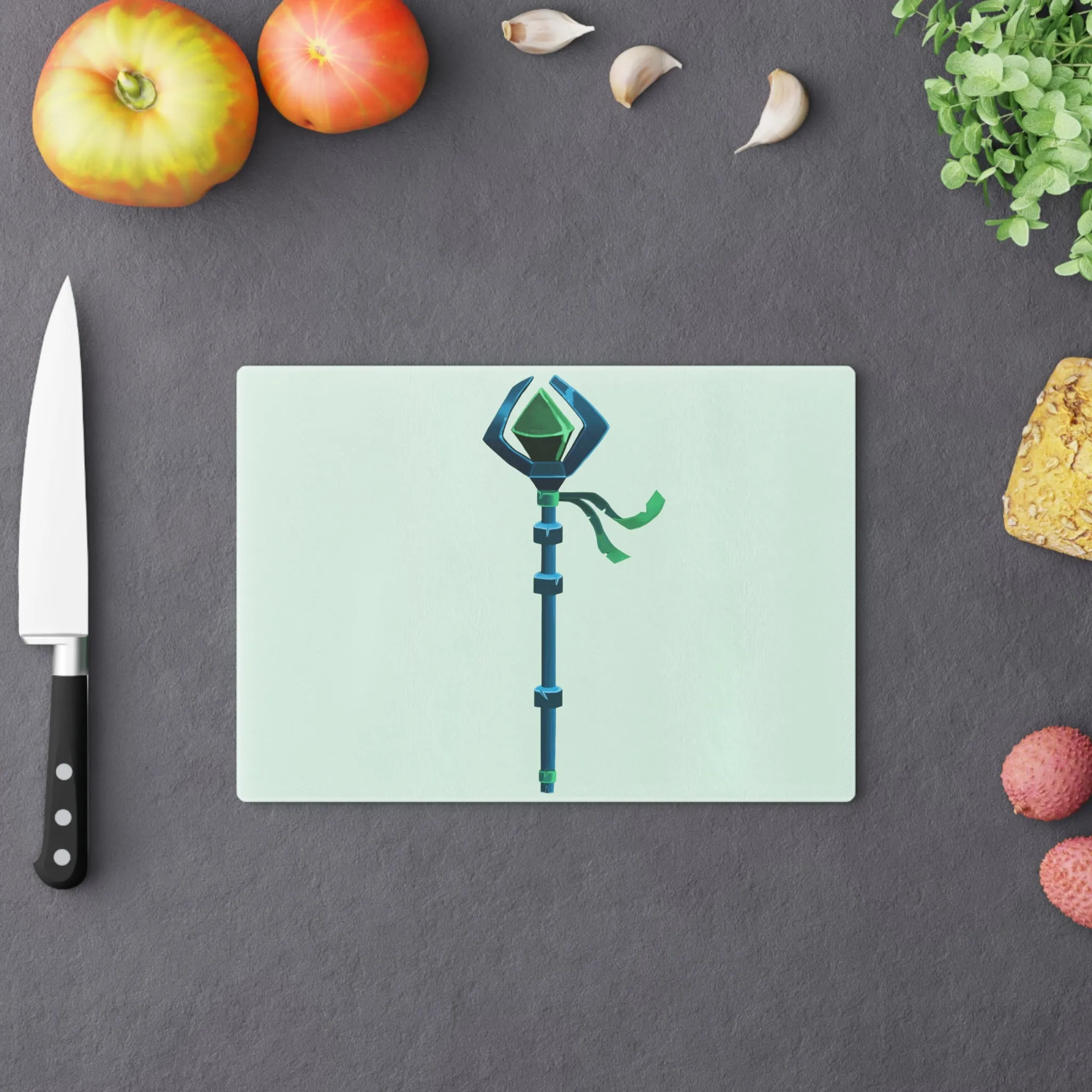 Blue Staff Cutting Board