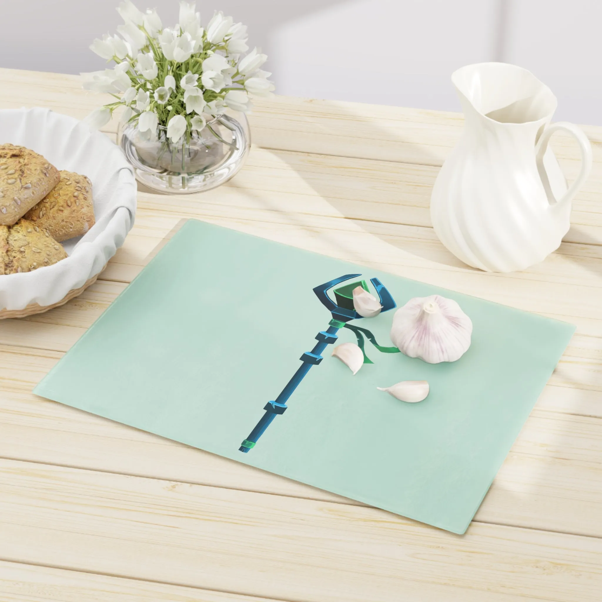 Blue Staff Cutting Board