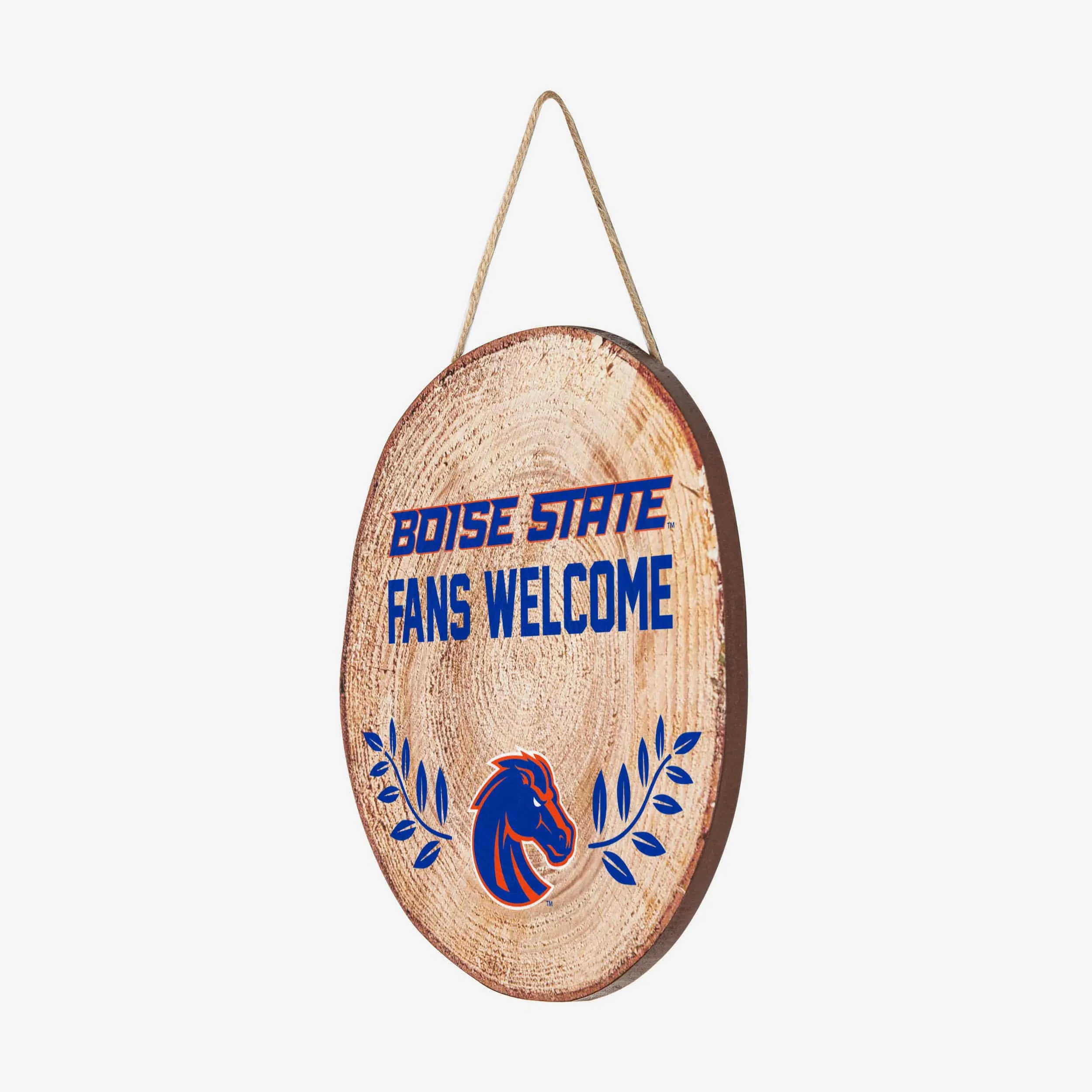 Boise State Broncos Wood Stump Sign