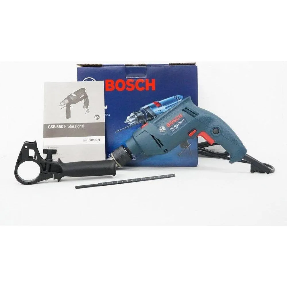 Bosch GSB 550 Impact Drill / Hammer Drill 13mm (1/2") 550W [Contractor's Choice]