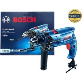 Bosch GSB 550 Impact Drill / Hammer Drill 13mm (1/2") 550W [Contractor's Choice]