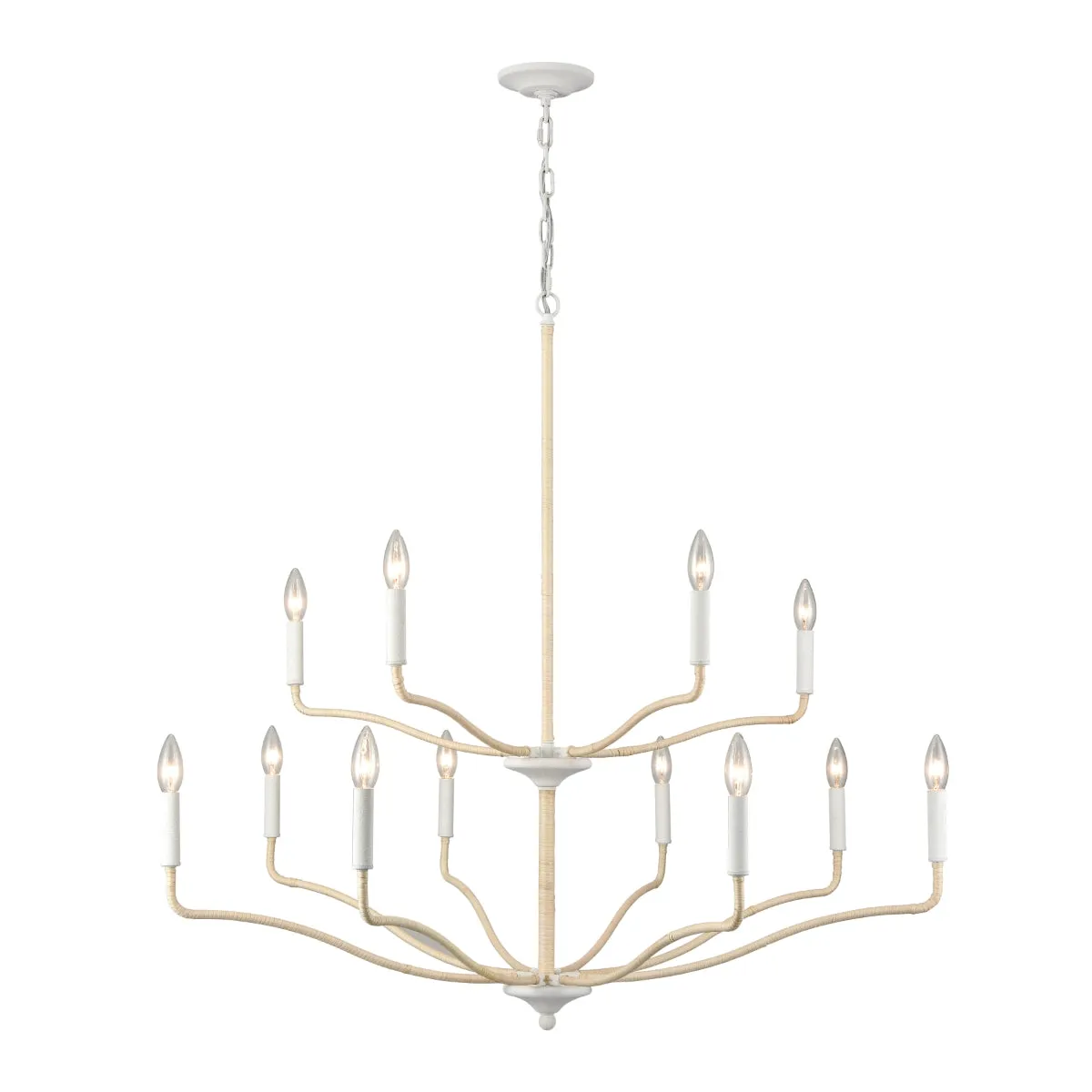 BREEZEWAY 40'' WIDE 12-LIGHT CHANDELIER