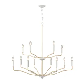 BREEZEWAY 40'' WIDE 12-LIGHT CHANDELIER