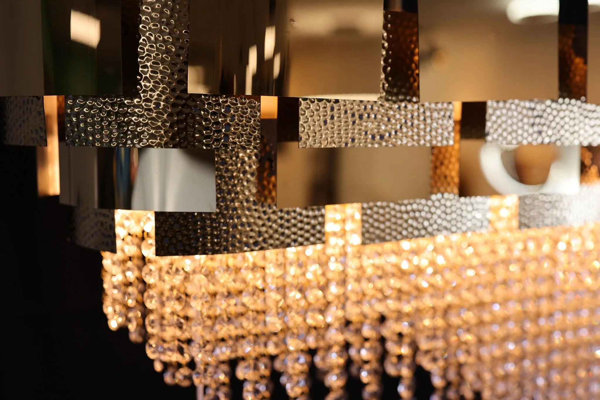 BRIGITTA Luxury Crystal Linear Chandelier