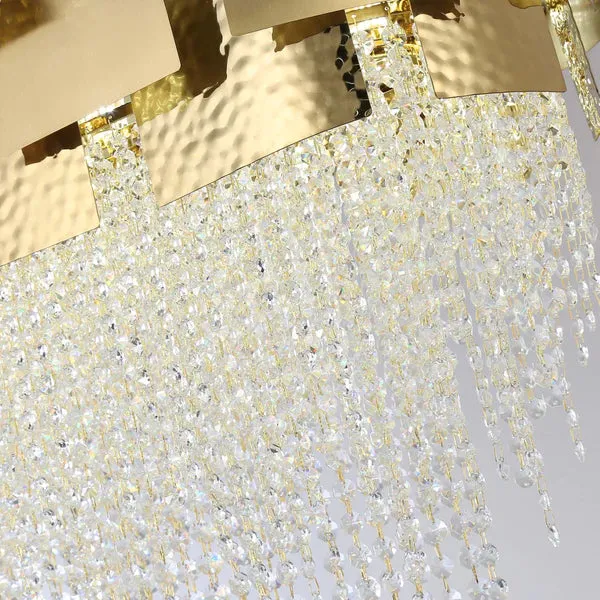 BRIGITTA Luxury Crystal Linear Chandelier