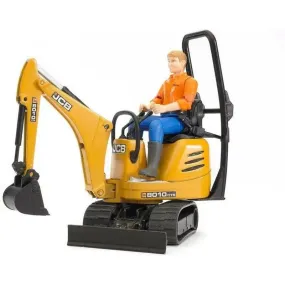 Bruder Bworld Jcb Mini Digger With Driver 1:16 Scale