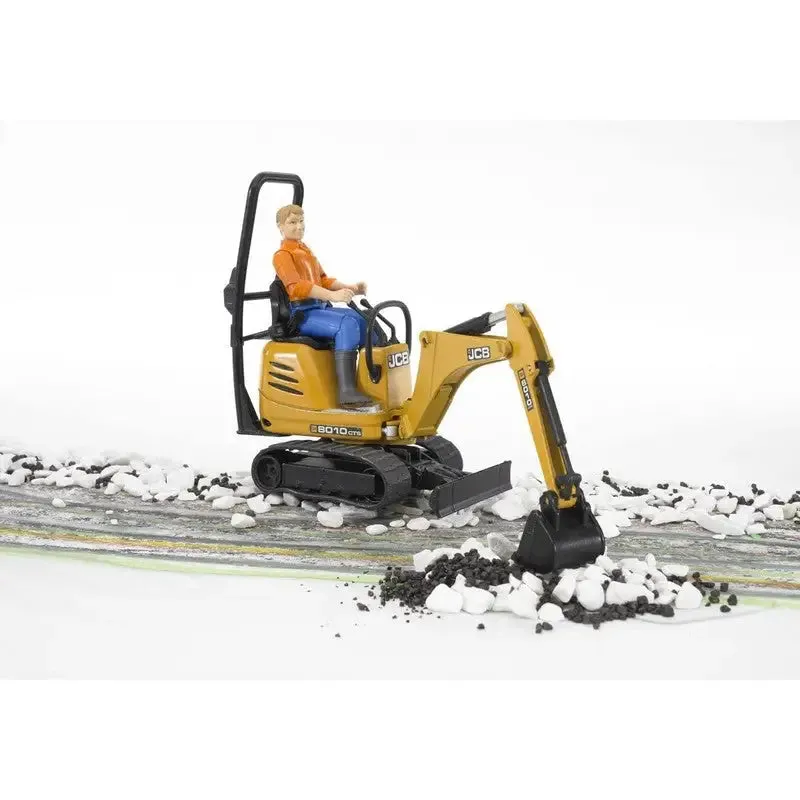 Bruder Bworld Jcb Mini Digger With Driver 1:16 Scale