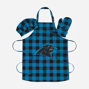 Carolina Panthers Plaid Chef Set