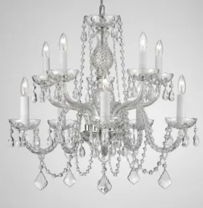 Chandelier Lighting Crystal Chandeliers H25" X W24" 10 Lights - A46-CS/1122/5 5