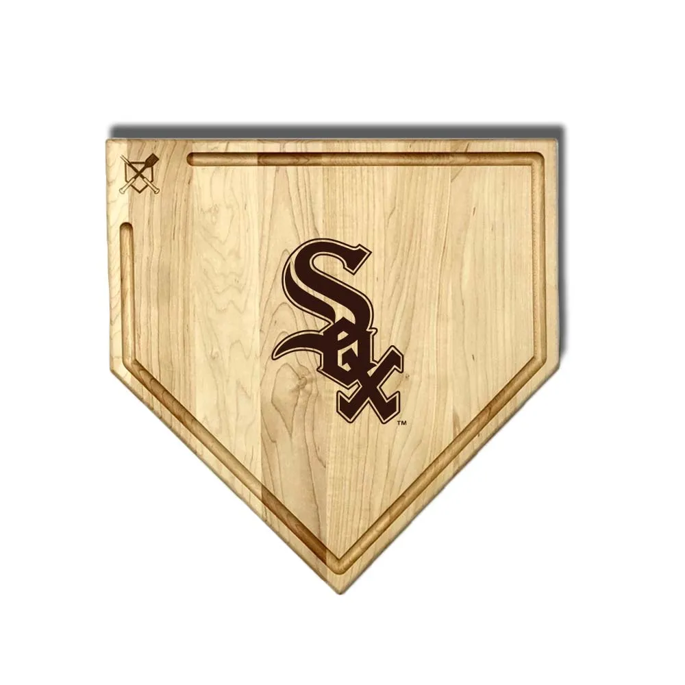 Chicago White Sox Home Plate Cutting Boards | Multiple Sizes | Multiple Designs