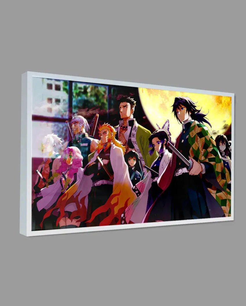 Collectible Demon Slayer Characters Canvas Wall Painting