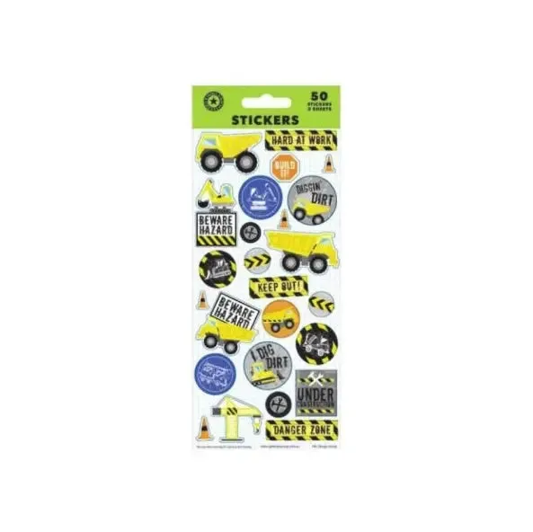 Construction Stickers WEB5977