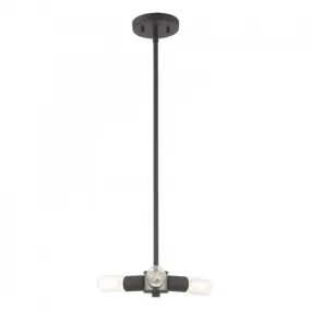 COPENHAGEN 3 LIGHT MINI CHANDELIER, BLACK