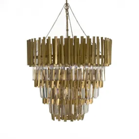 Crystal 3-Tier Chandelier by Zentique