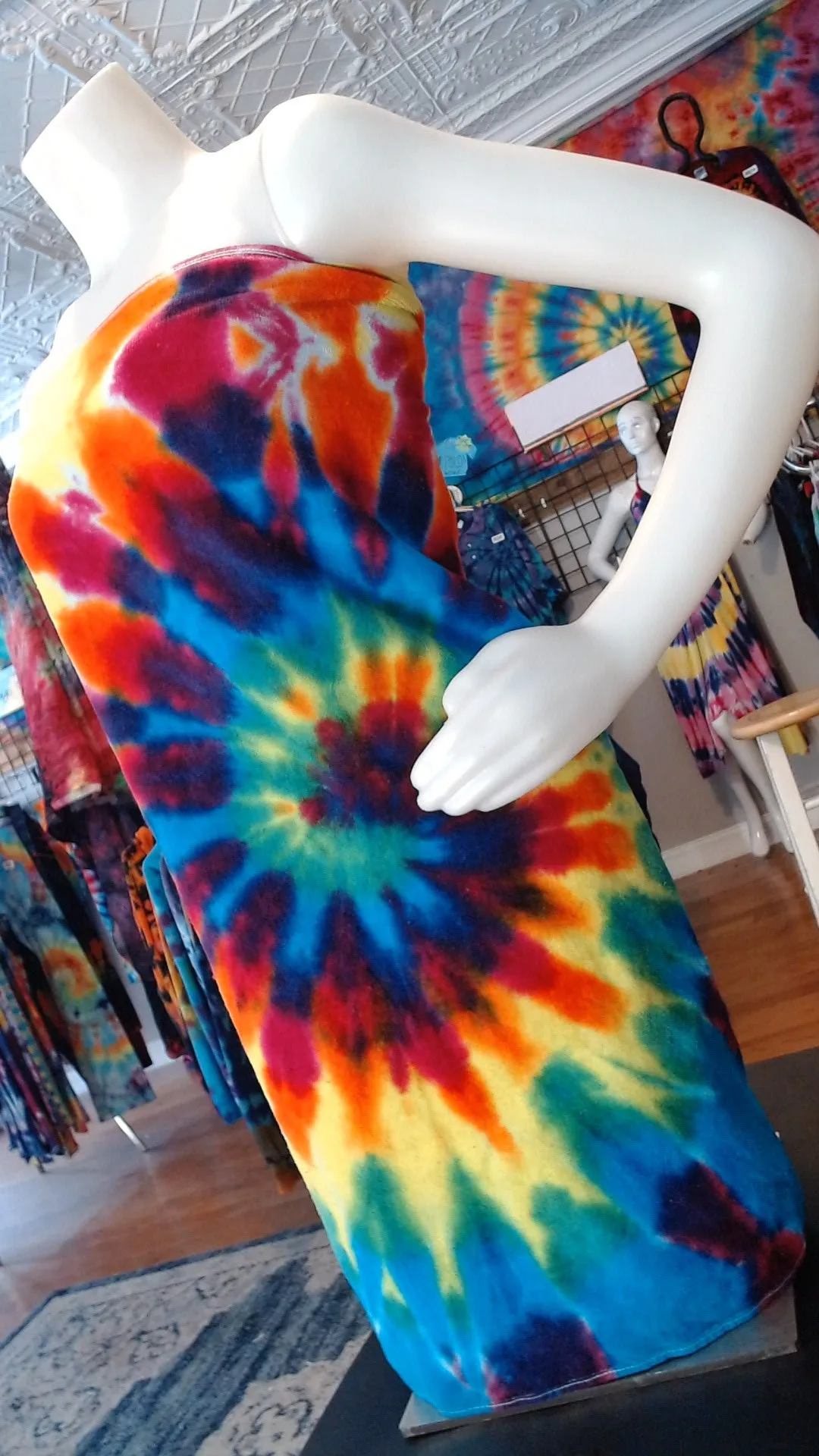 Custom Color Tie-Dyed Beach Towels