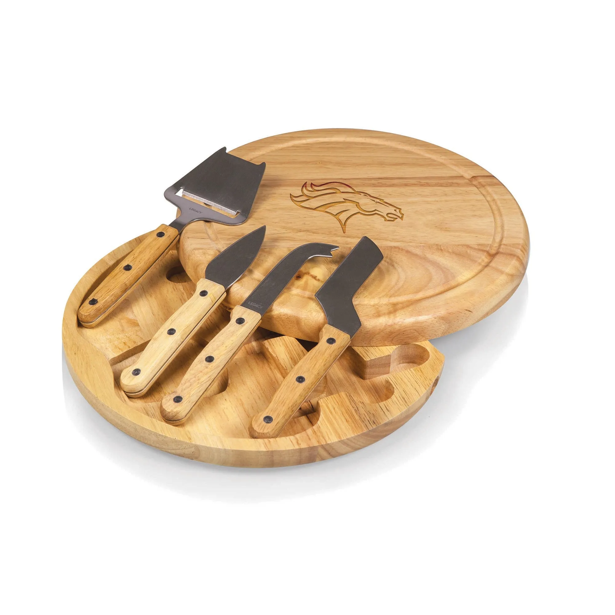 Denver Broncos - Circo Cheese Cutting Board & Tools Set