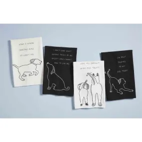 Dog Embroidered Towels by Mud Pie