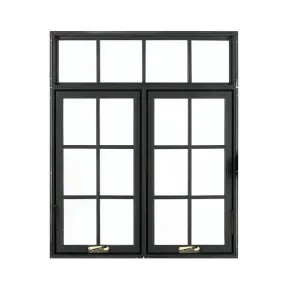 DOORWIN 2021Factory windows crank out window with grill design and mosquito net grills inside