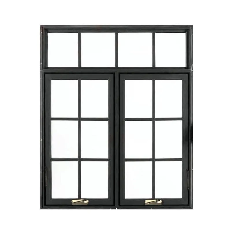 DOORWIN 2021Factory windows crank out window with grill design and mosquito net grills inside