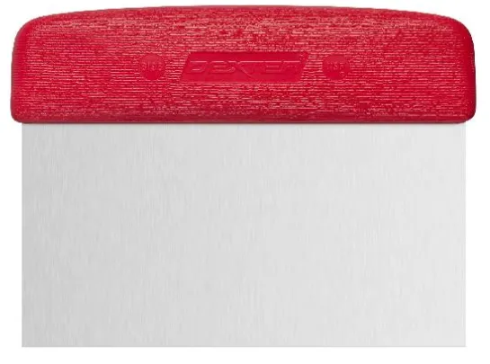 Dough Scraper 6x3 Sani-Safe Red