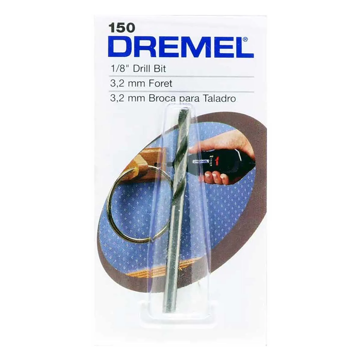 Dremel 150 Drill Bit 1/8 x 1 7/8 inch