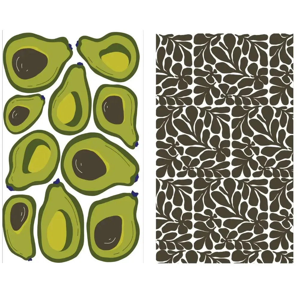 Dual-Sided Avocado Hand Towel