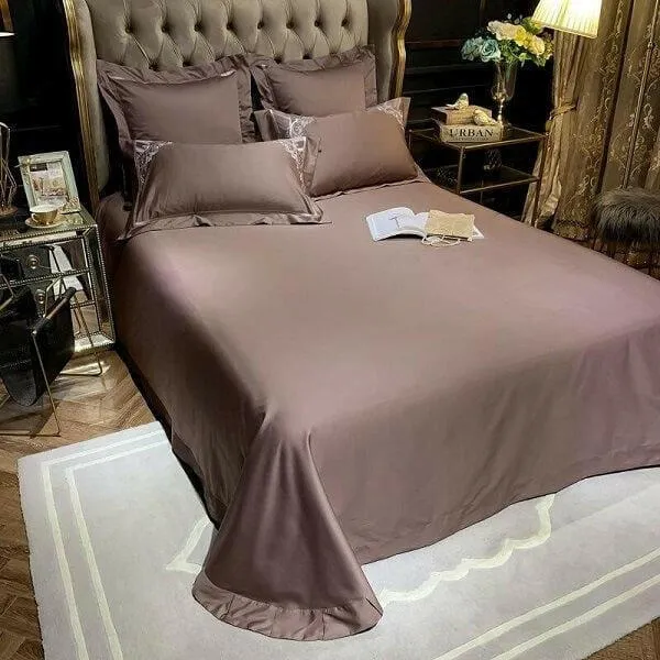 Efodia Ultra Egyptian Cotton Premium Embroidery Duvet Cover Set