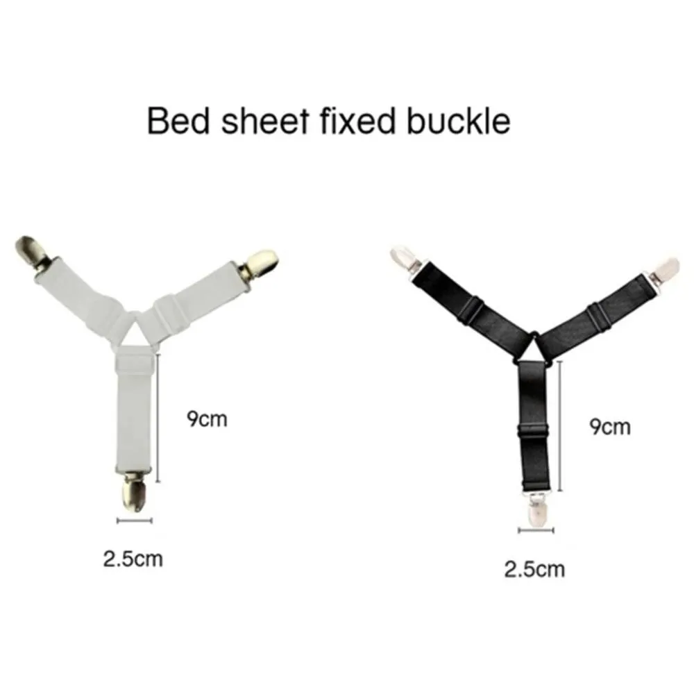 Elastic bed sheet clips