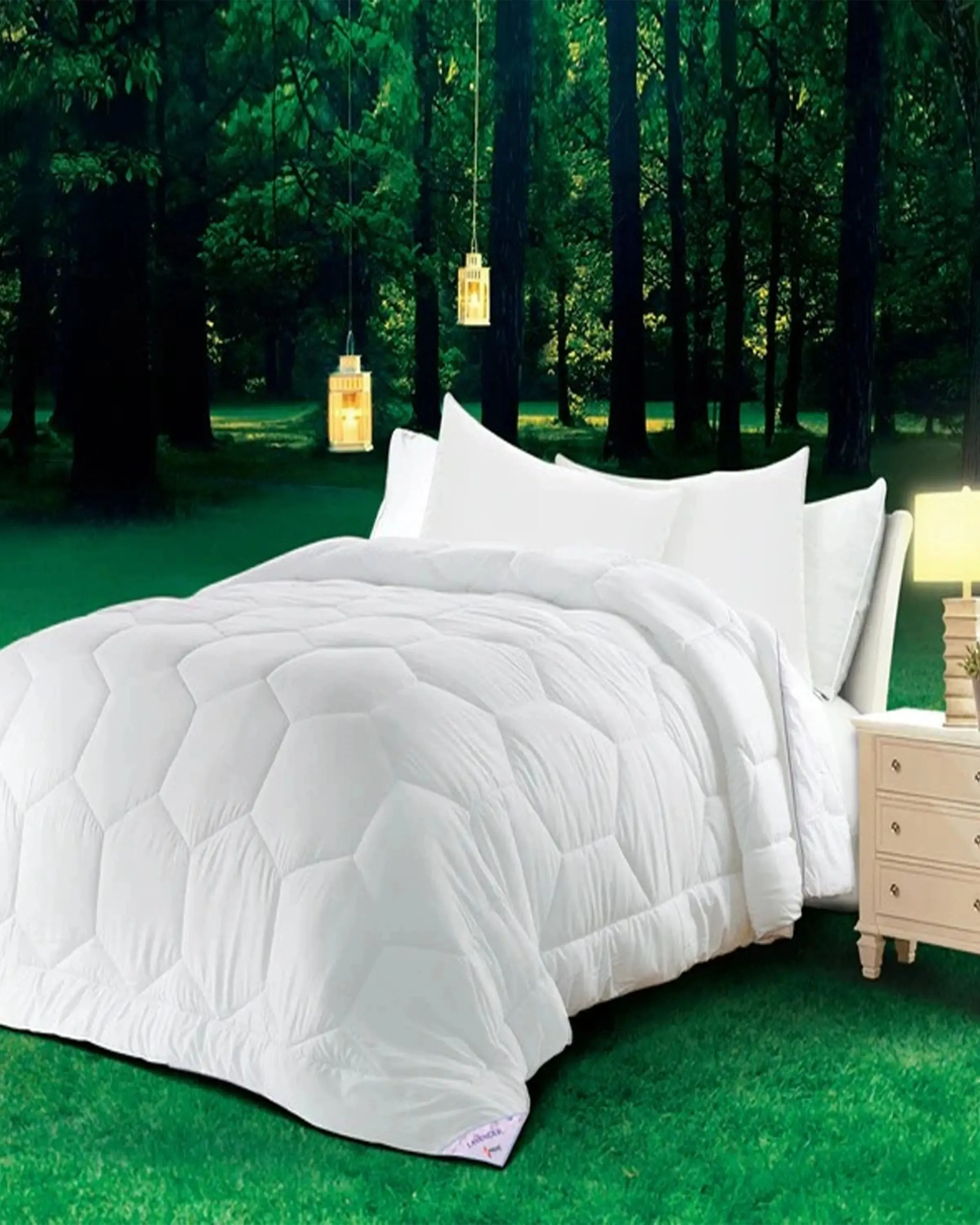 Enmei White Bedsheet Set