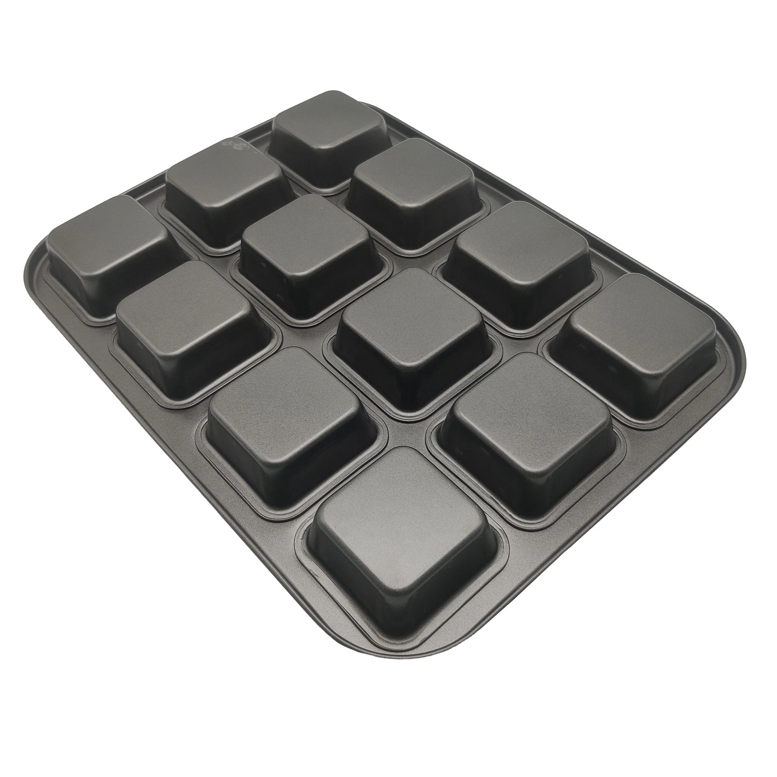 Esslly Non-Stick Baking Trays | 12-Cavity & 6-Cavity Bakeware for Brownies and More