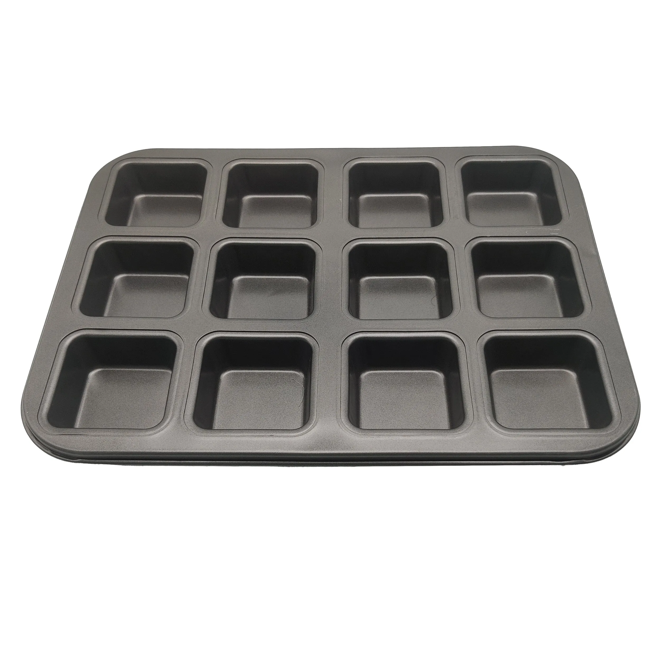 Esslly Non-Stick Baking Trays | 12-Cavity & 6-Cavity Bakeware for Brownies and More