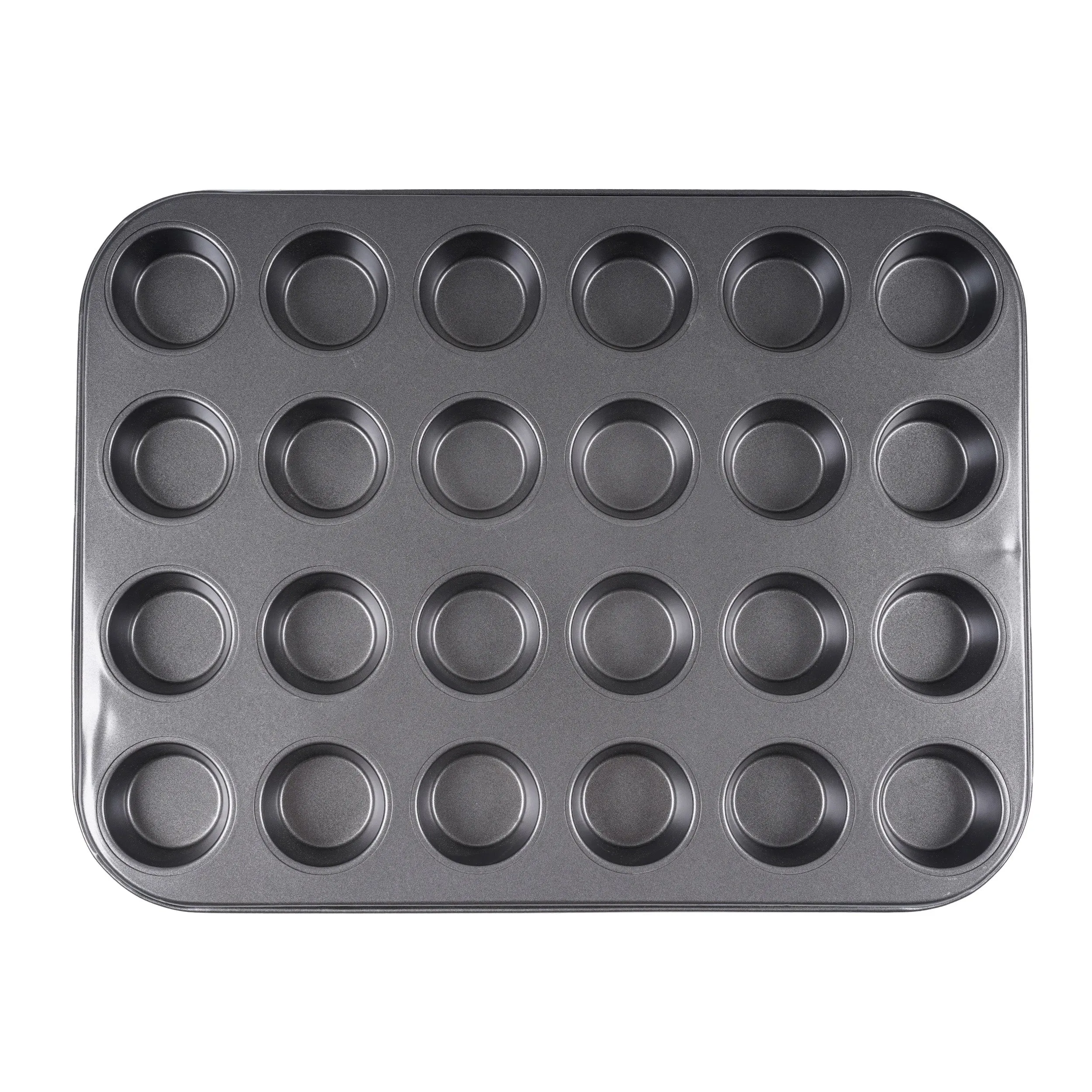 Esslly Non-Stick Mini Muffin Tray for 24 Muffins | Food Grade Bakeware