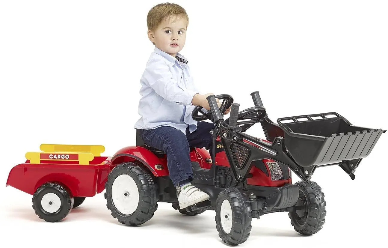 Falk Ranch Tractor with Front Loader & Trailer