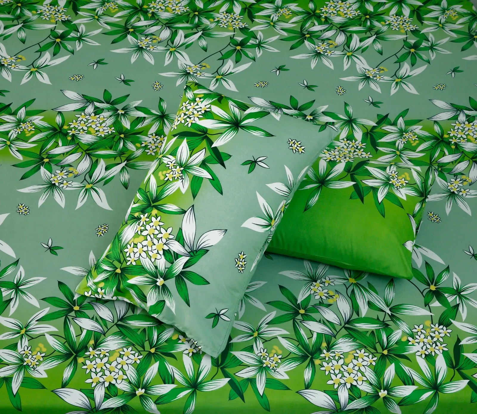 Fitted Bed Sheet-Green Gold