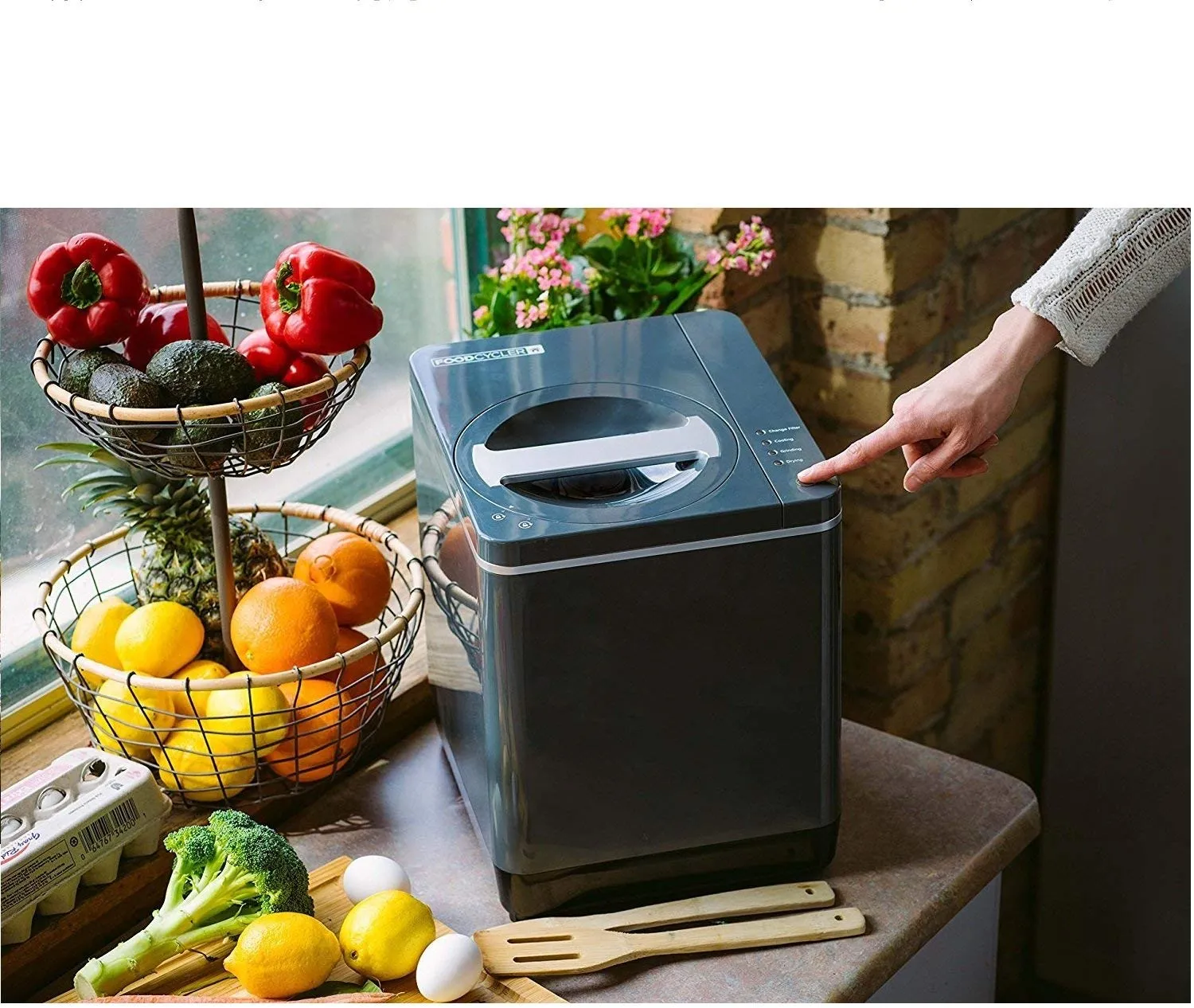 Food Cycler Platinum Indoor Food Recycler and Kitchen Compost Container