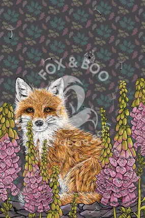 Fox Tea Towel