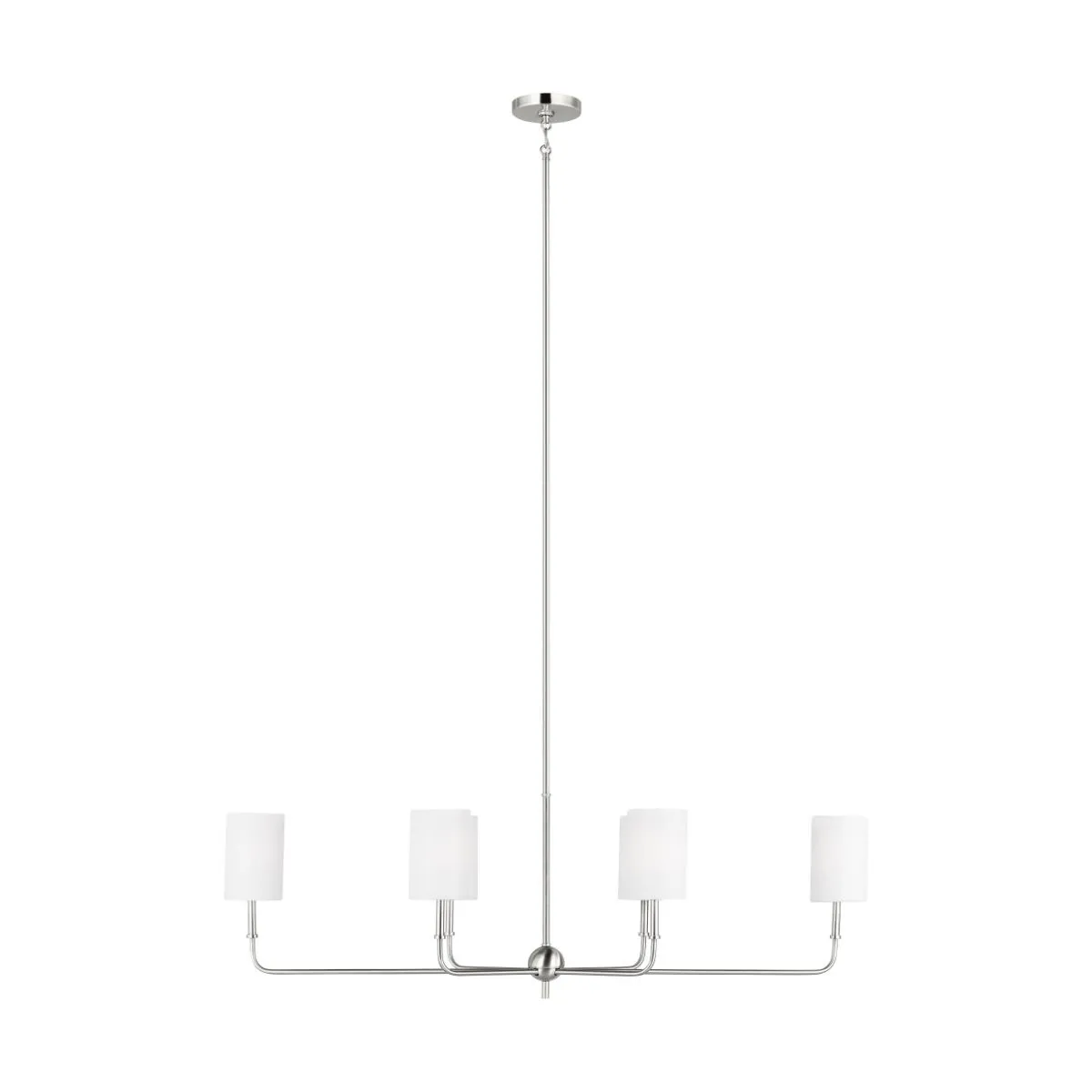 Foxdale 6 Lights Chandelier Brushed Nickel finish