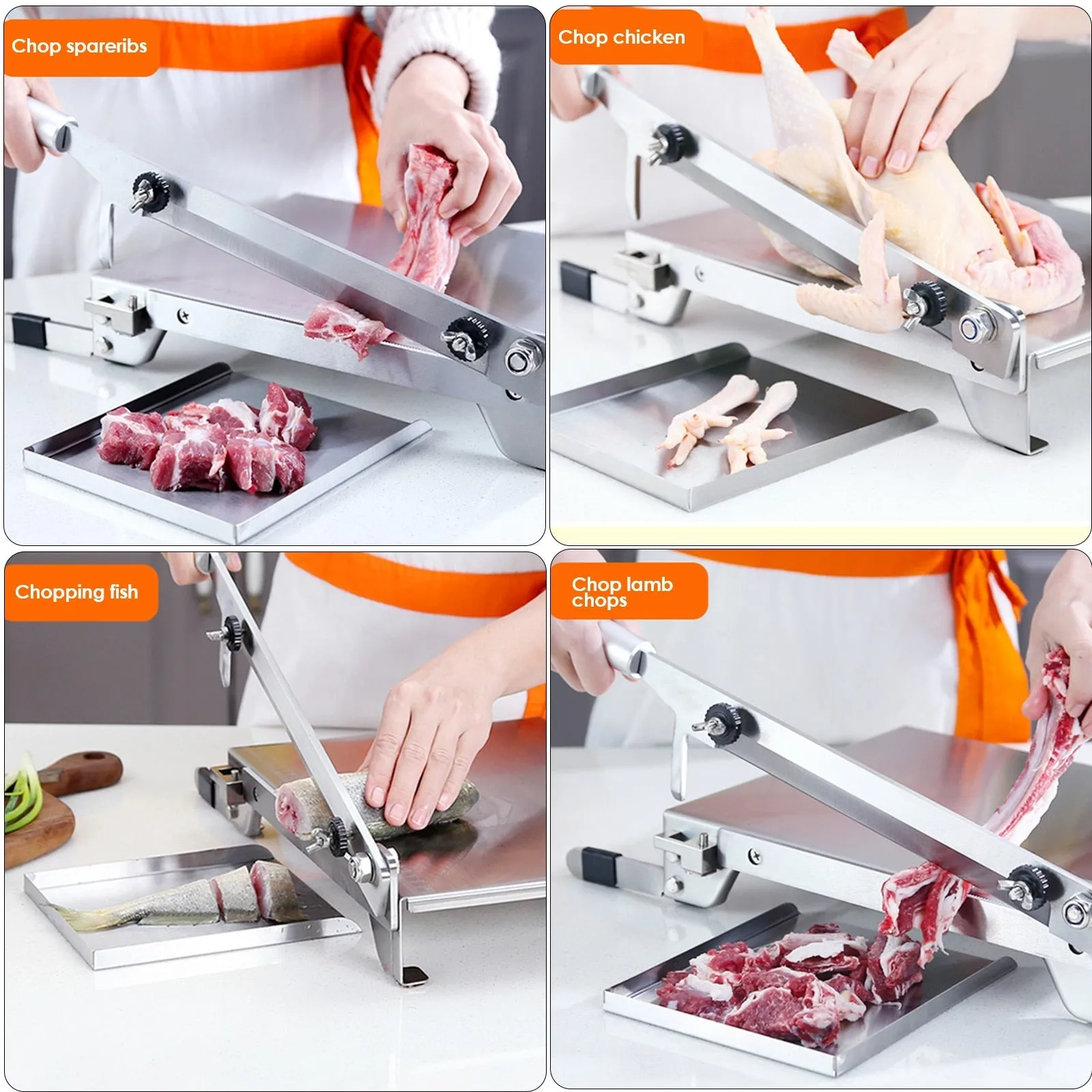 Frozen Meat Slicer Bone Cutting Machine Minced Lamb Bone Meat Cutter