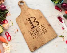 Future Mr. Mrs. Custom Paddle Board Engraved Kitchen Cutting Board Bride Gift Bridal Shower Decoration Engagement Gifts for Couples Him Her