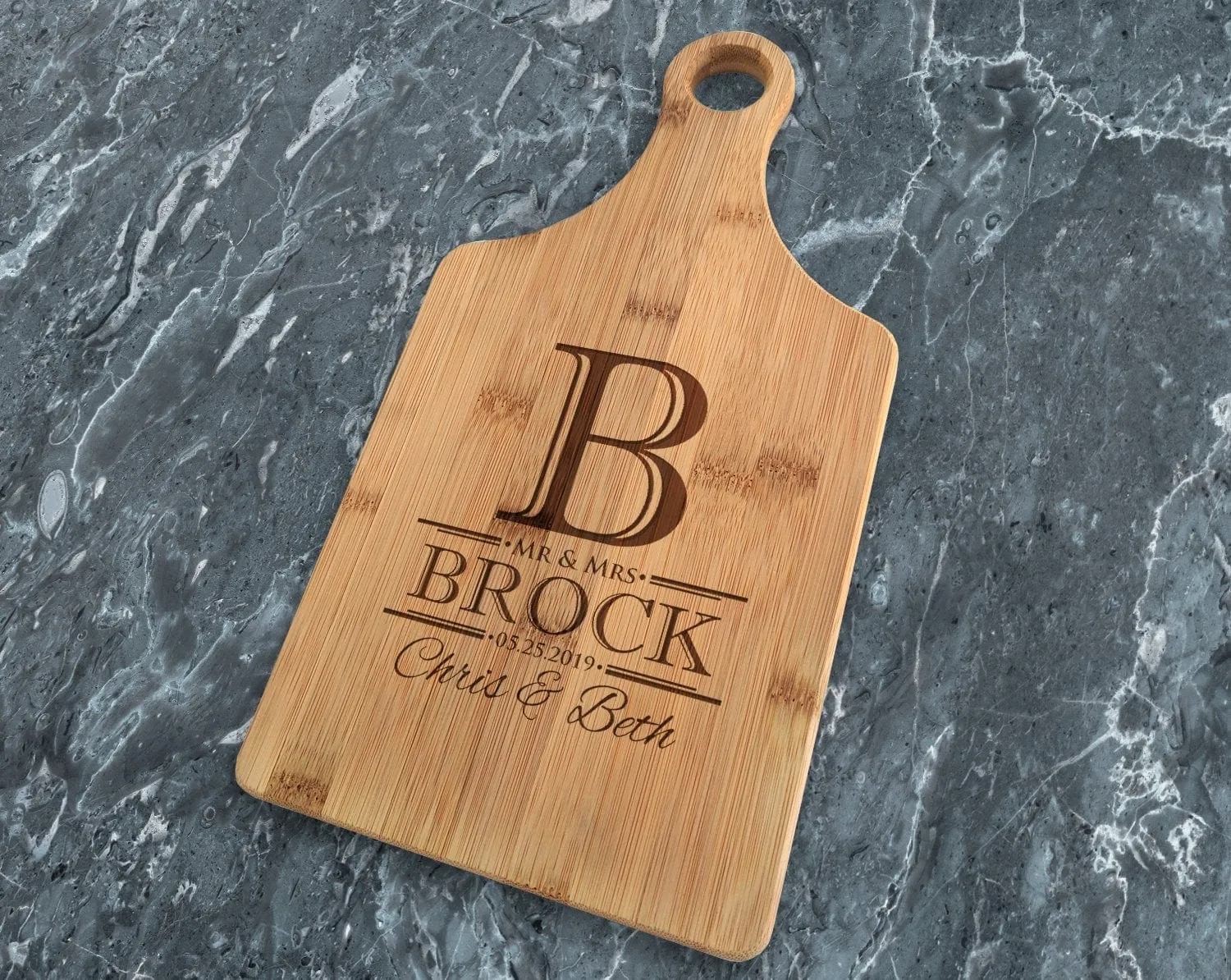 Future Mr. Mrs. Custom Paddle Board Engraved Kitchen Cutting Board Bride Gift Bridal Shower Decoration Engagement Gifts for Couples Him Her