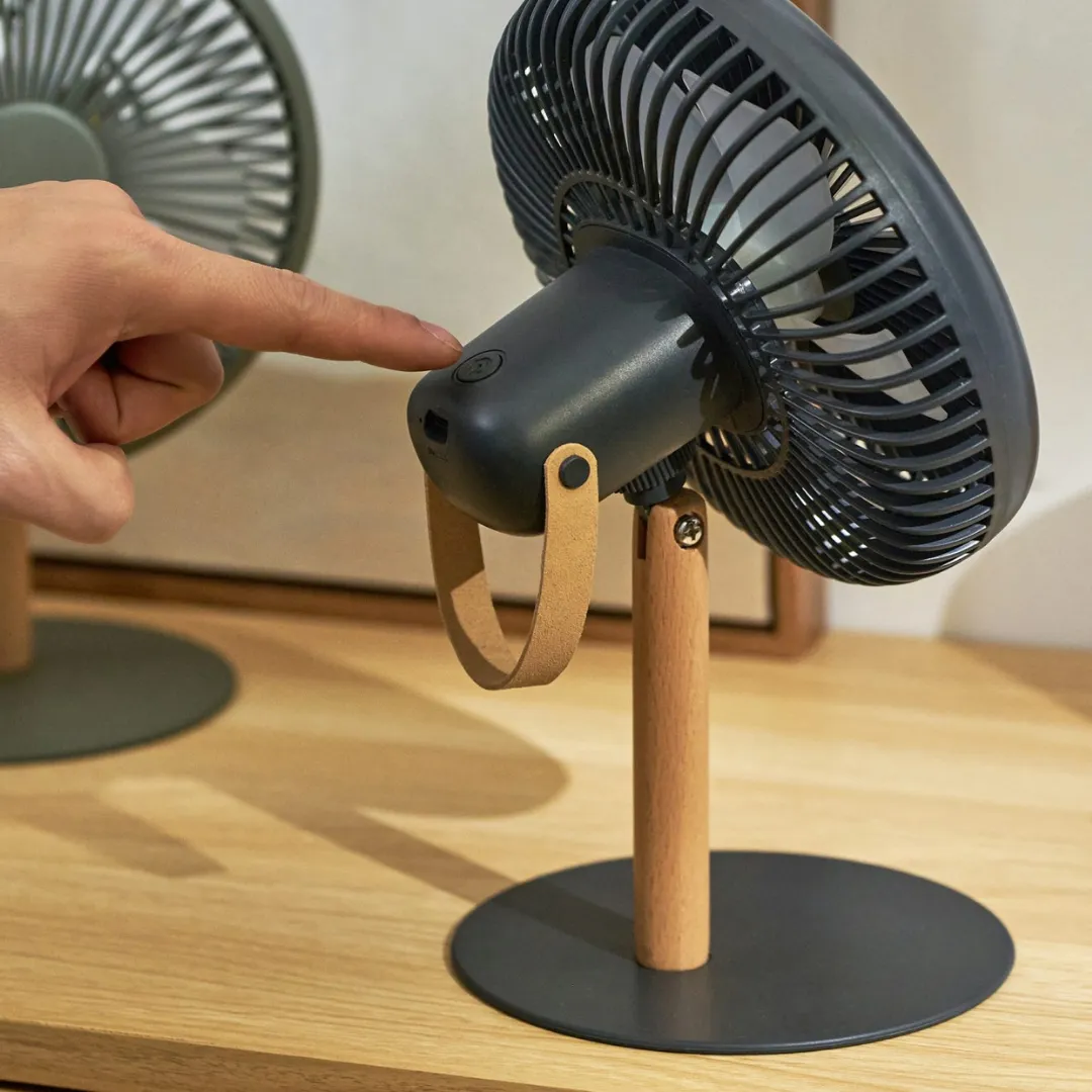 Gingko Design Beyond Desk Fan Grey