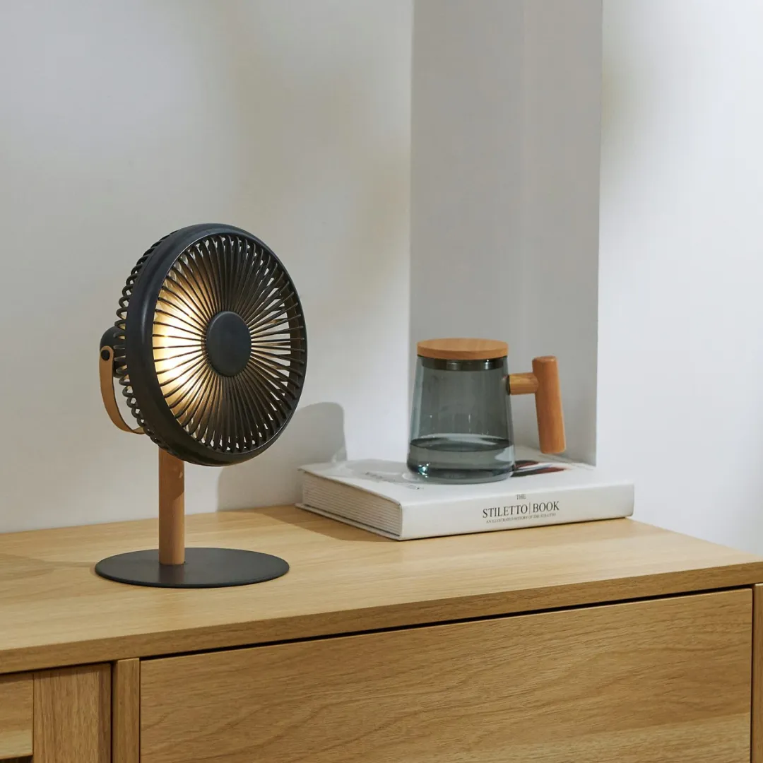 Gingko Design Beyond Desk Fan Grey