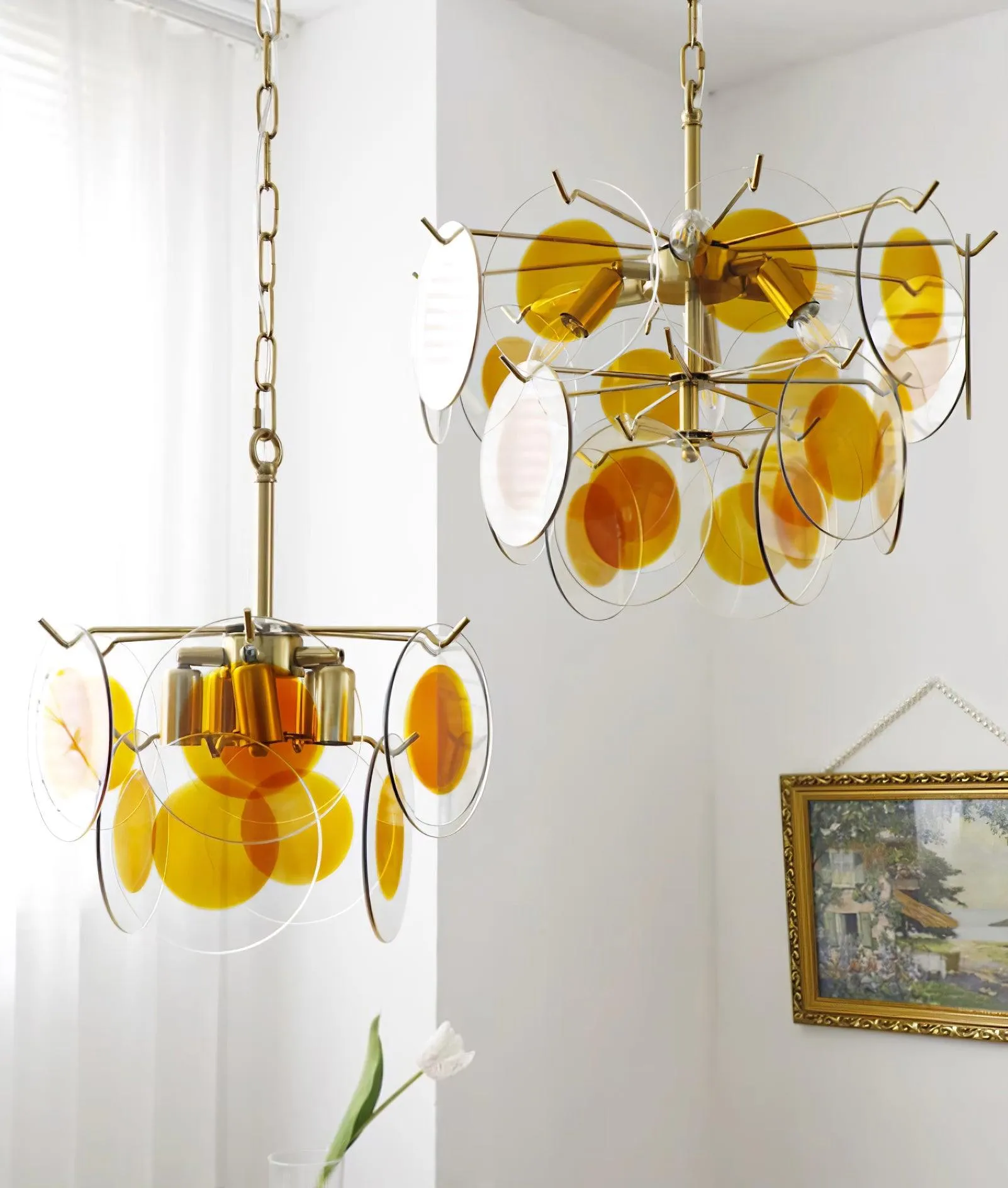 Gino Glass Chandelier