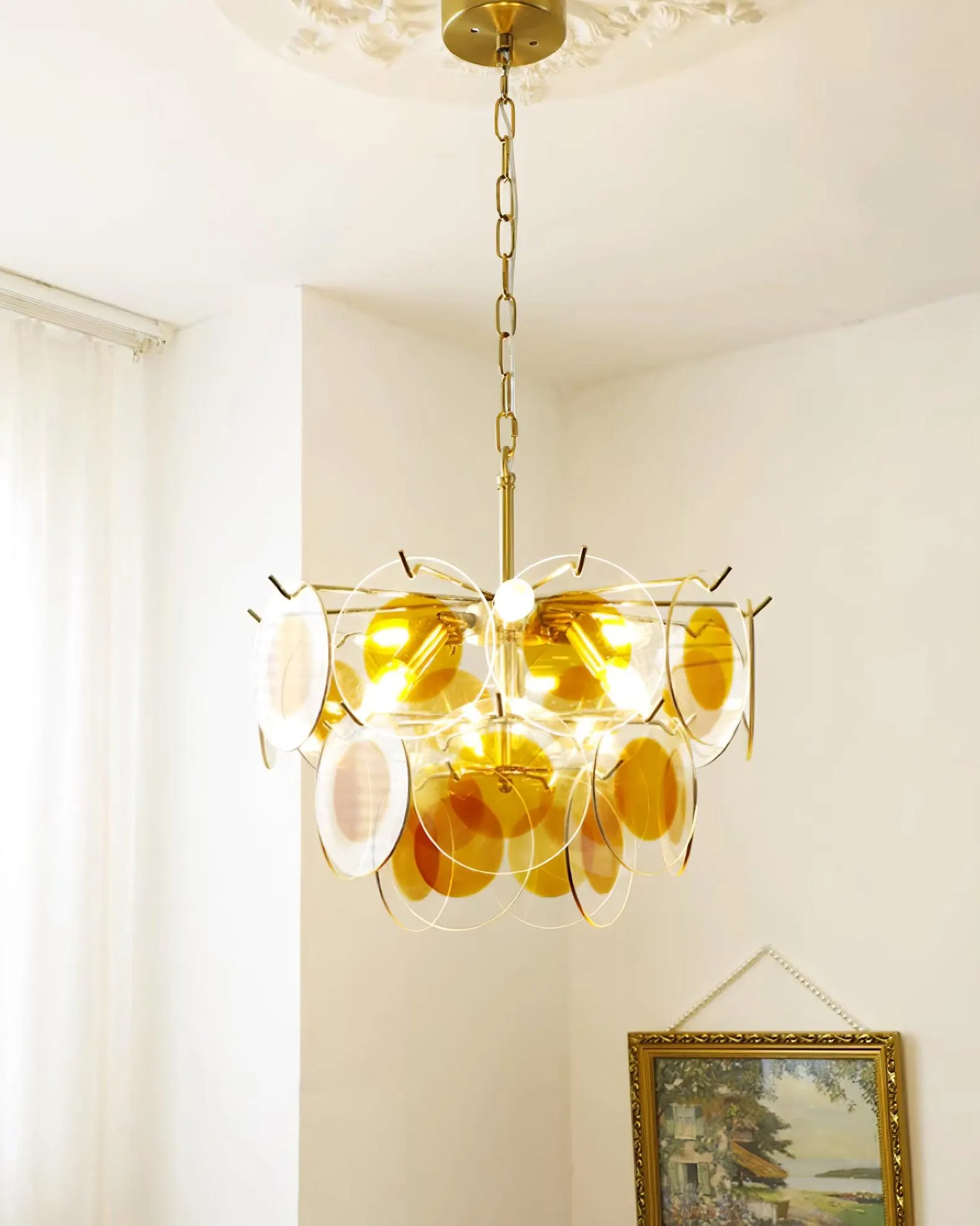 Gino Glass Chandelier