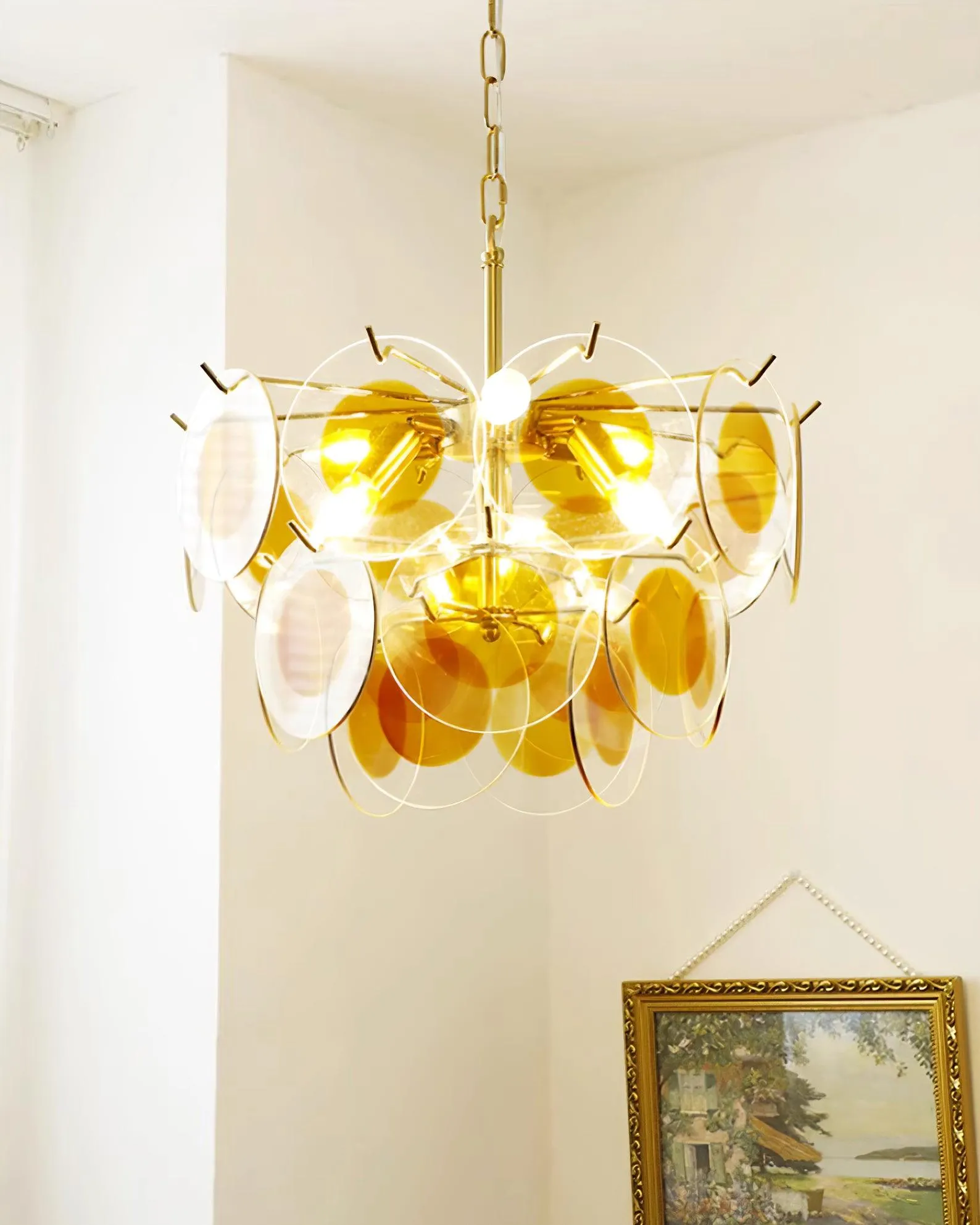 Gino Glass Chandelier