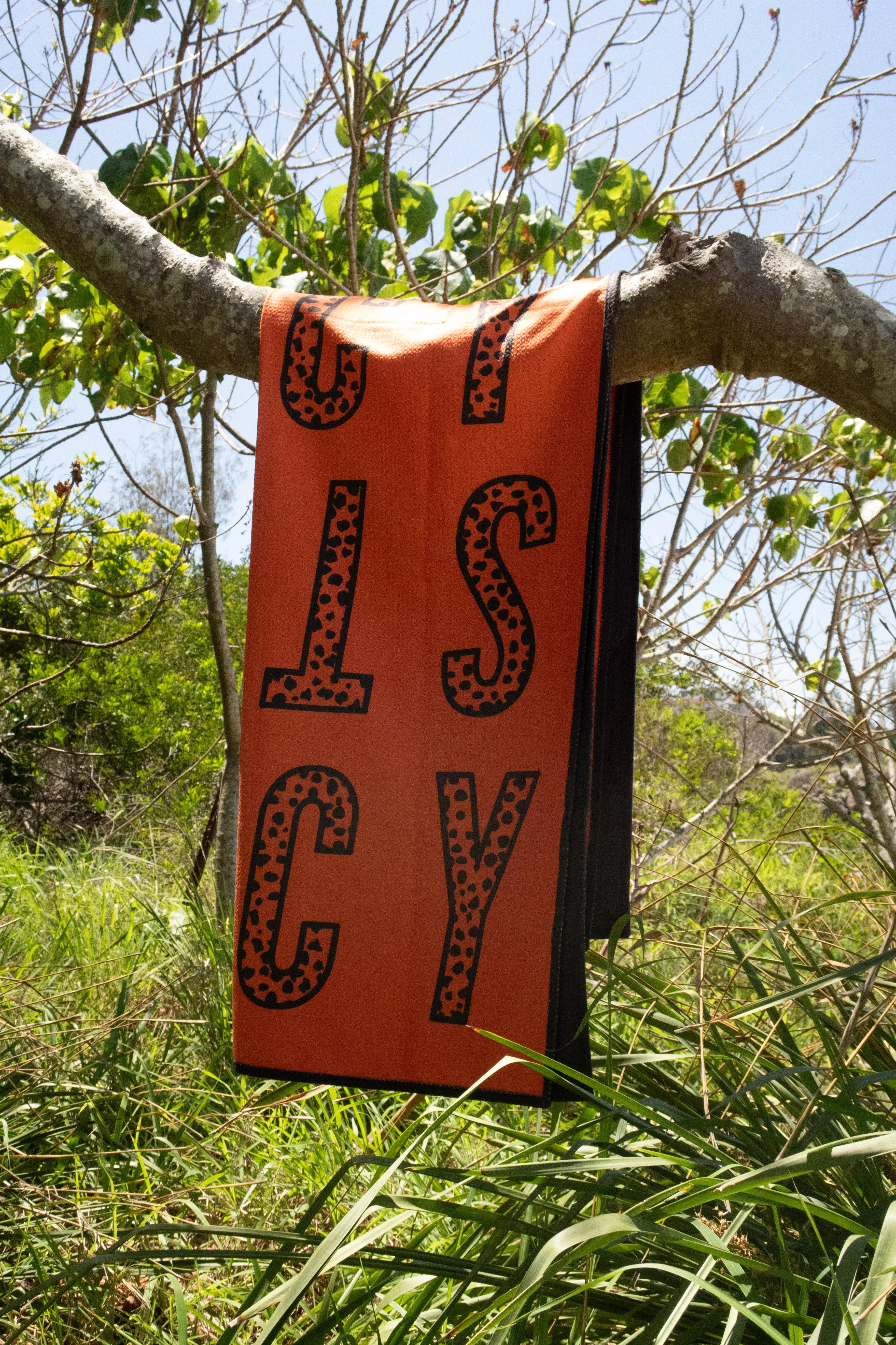 GLAM ROCK BEACH TOWEL / ORANGE