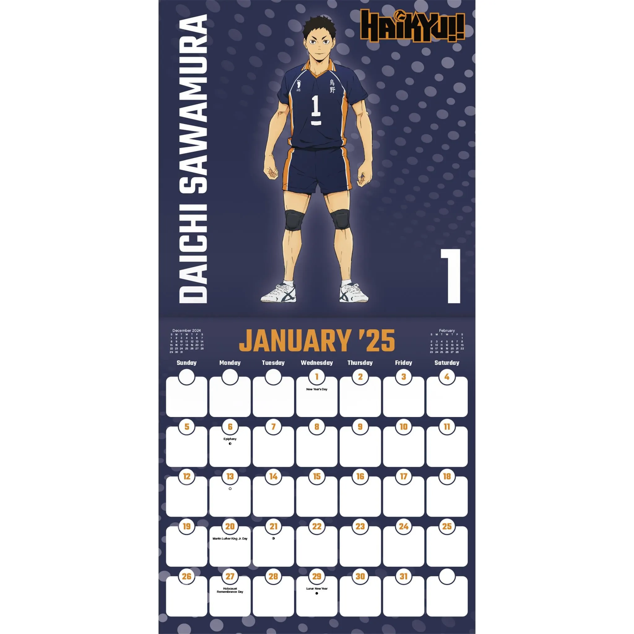 Haikyu Wall 2025 Calendar - Online Exclusive