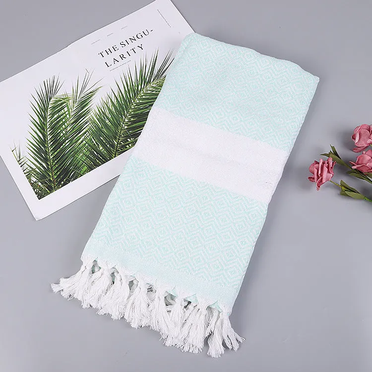 Handmade Tassel Blanket Turkish Beach Towel