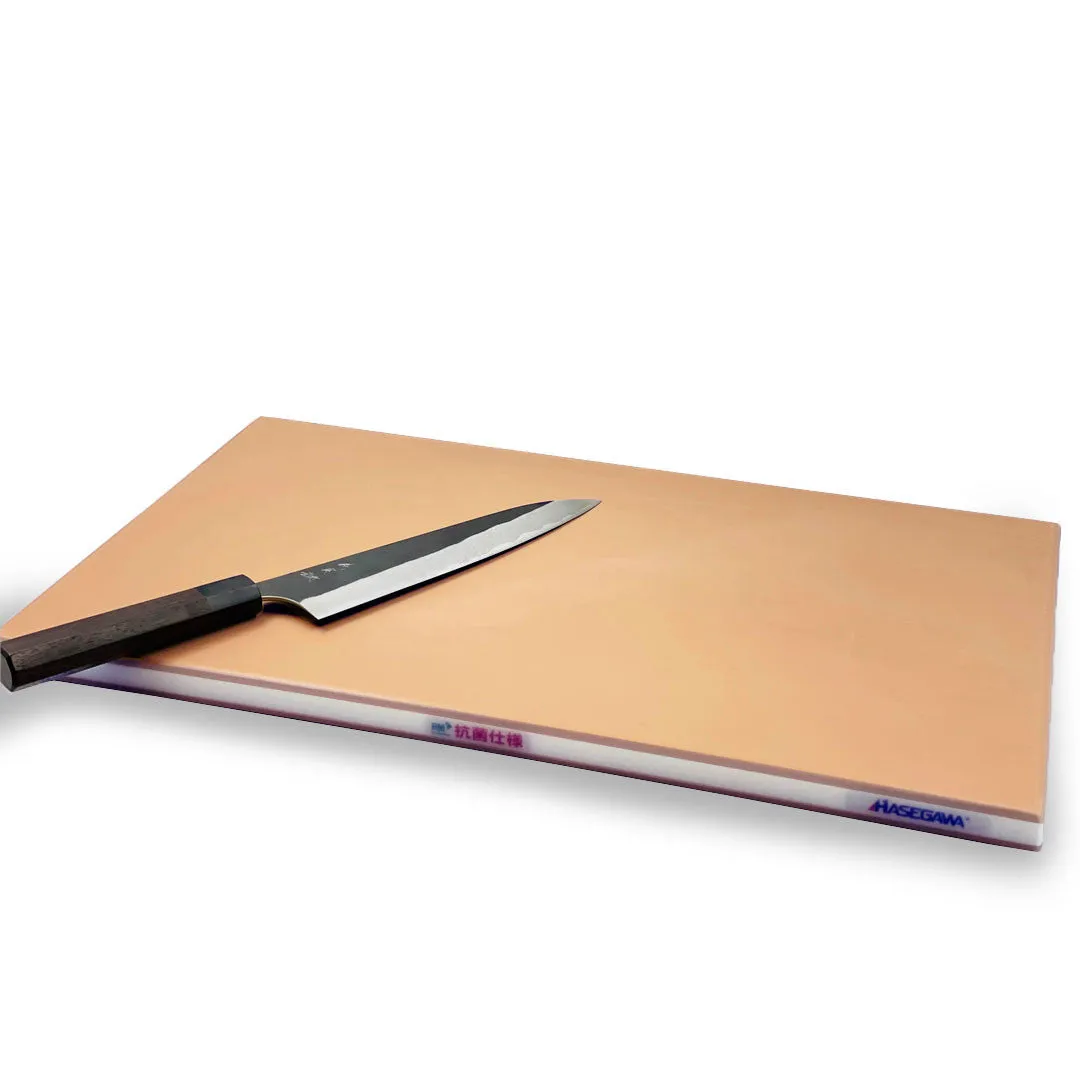 Hasegawa FSB Wood Core Soft Polyethylene Cutting Board Brown 19.7" x 11.8" x 0.8" ht